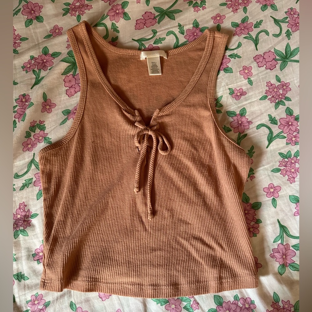 Nude Cropped Tank